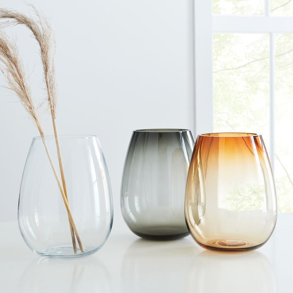 Foundations Large Glass Vases West Elm Australia